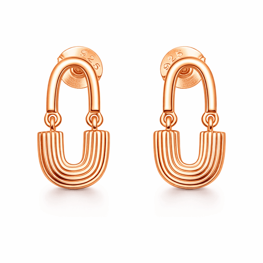 Aurora Arc Drop Earrings