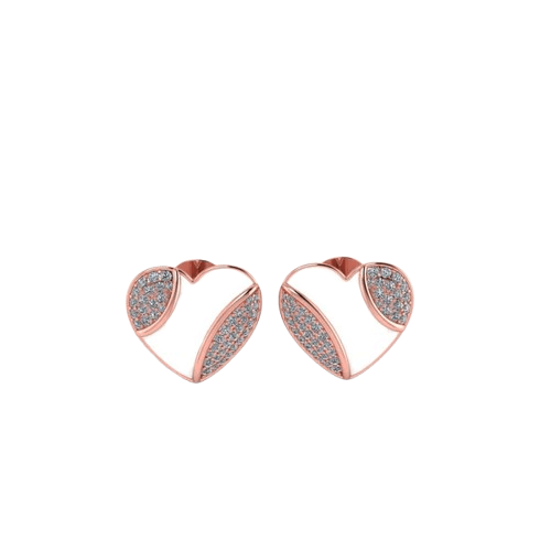 RoseBliss Heart Earrings