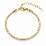 Tri-Tone Twist Bracelet