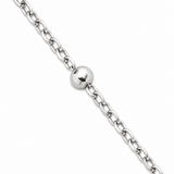Silver Beaded Chain