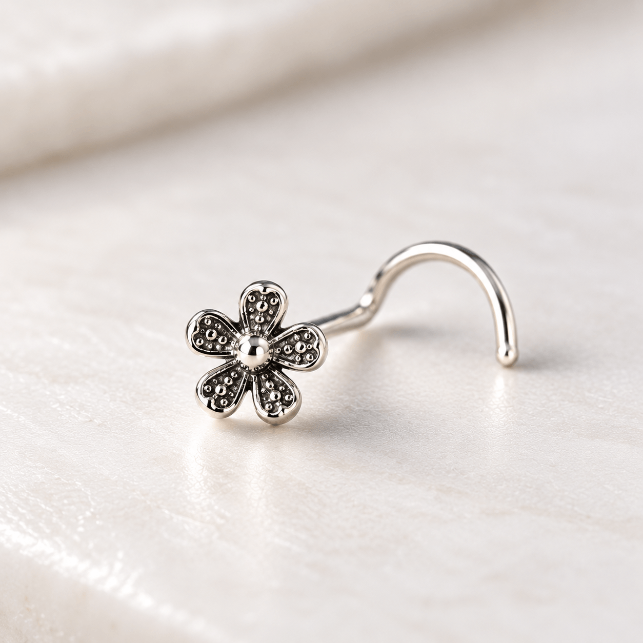 Floral Vine Nose Pin