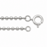 Silver Cube Beaded Chain