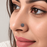 Beaded Bloom Nose Pin
