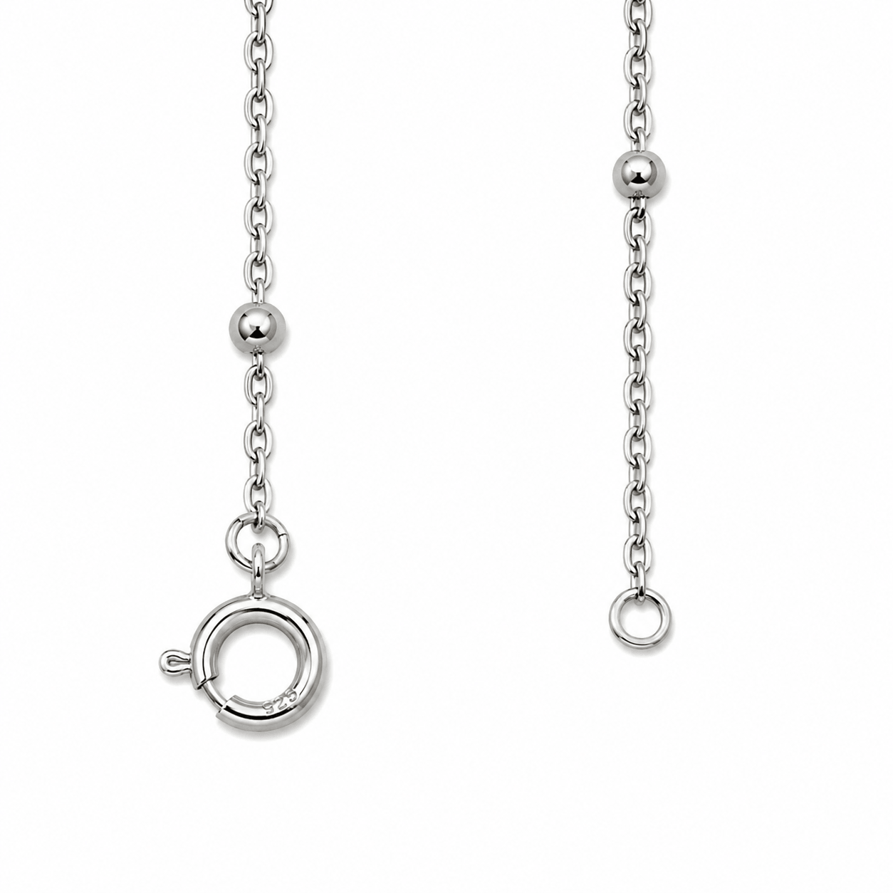 Silver Beaded Chain