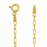 Tri Tone Oval Link Chain