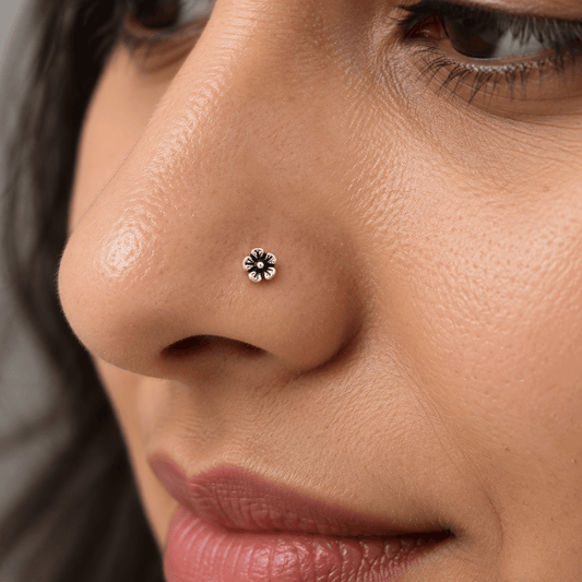 Vintage Floral Nose Pin