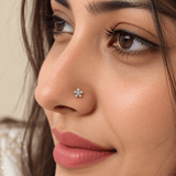 Floral Vine Nose Pin
