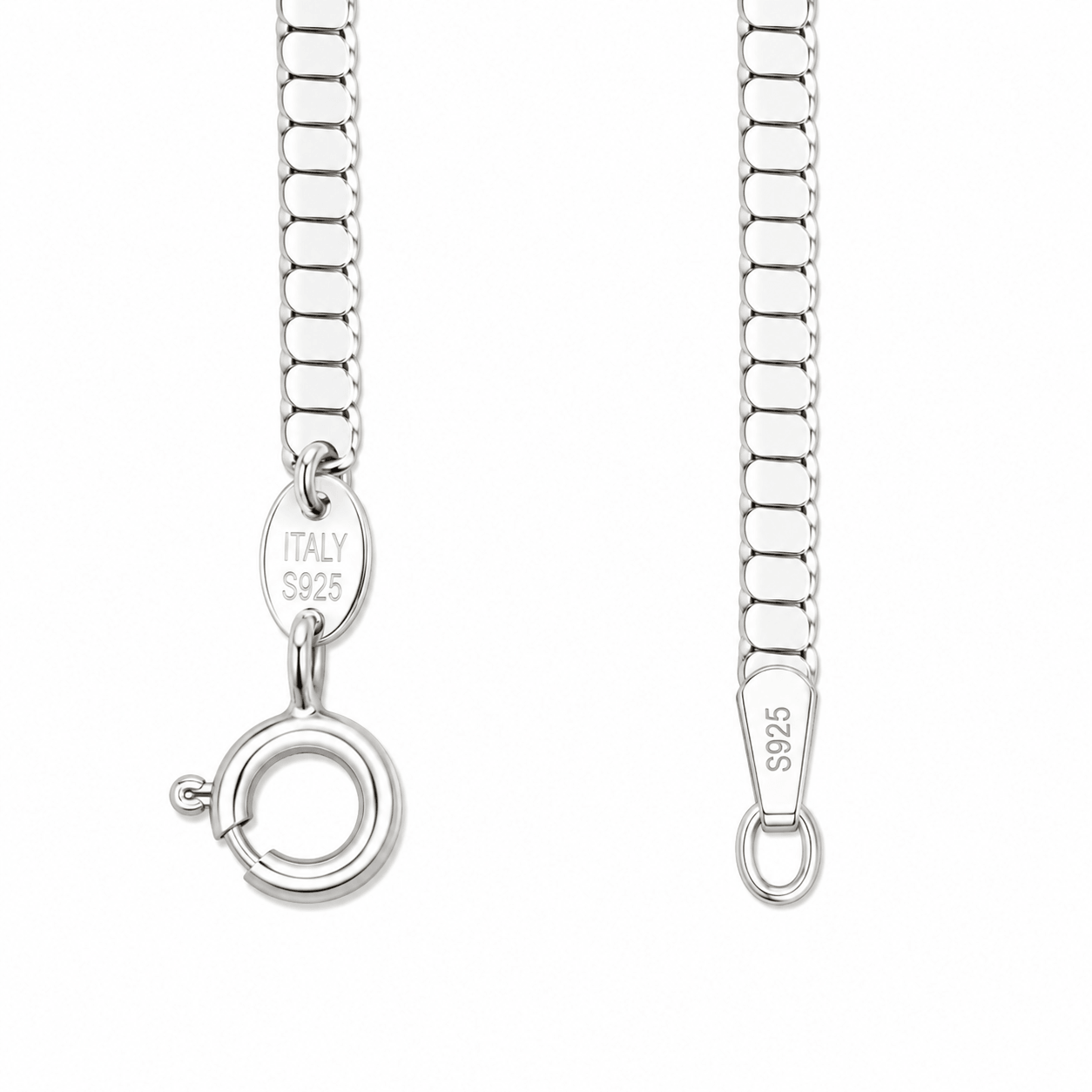 Silver Box Link Chain