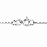 Round Solitaire Pendant Necklace