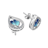 AzureWings Silver Earrings