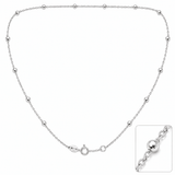 Silver Beaded Chain