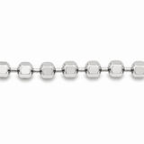 Silver Cube Beaded Chain