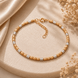 Dual Tone Tennis Bracelet