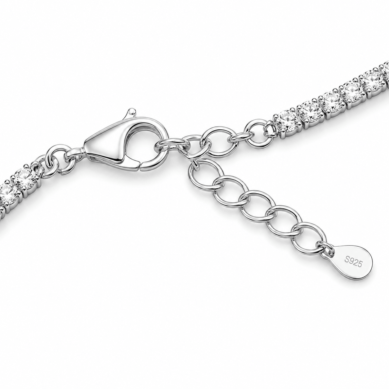 Heart & Infinity Tennis Bracelet
