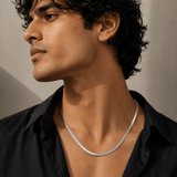 Silver Herringbone Chain in 925 Sterling Silver