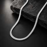 Silver Herringbone Chain in 925 Sterling Silver
