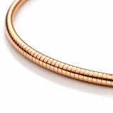 Gold Tone Snake Chain Bracelet with Minimal Sleek Finish Design
