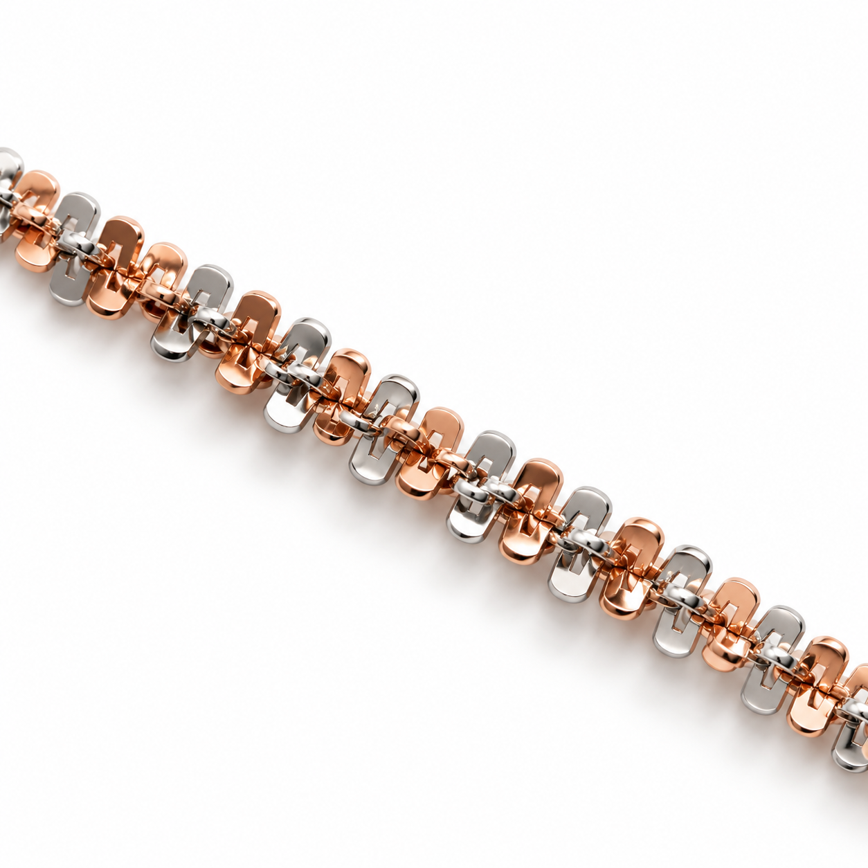Two-Tone Beaded Bracelet