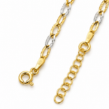 Tri-Tone Link Bracelet