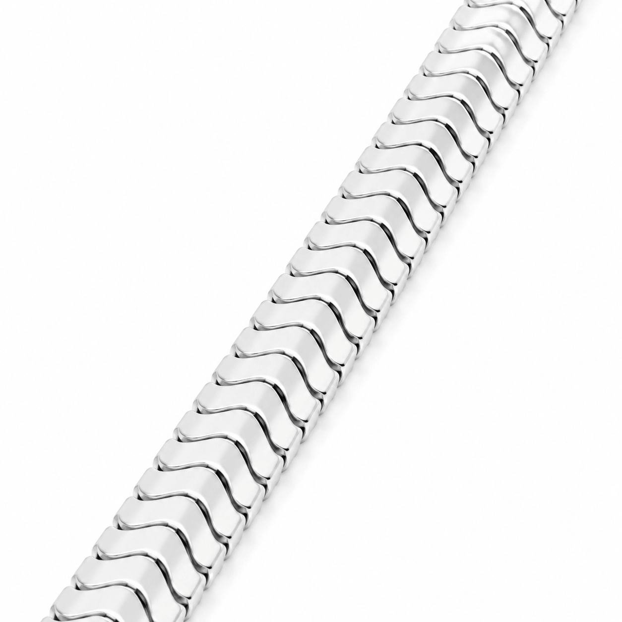 Silver Herringbone Chain