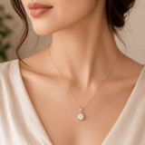 Classic Solitaire CZ Pendant