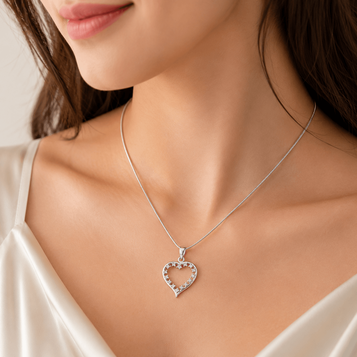 Crystal Heart Pendant