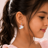 Bunny Charm Drop Earrings