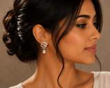 Butterfly Crystal Drop Earrings