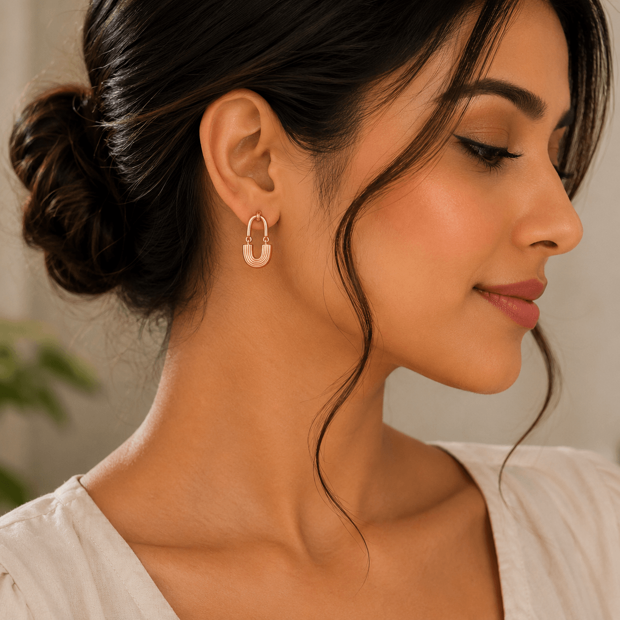 Aurora Arc Drop Earrings