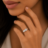Classic Round Solitaire Adjustable Ring