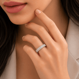 Full Eternity CZ Band Ring