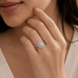 Classic Halo Adjustable Ring