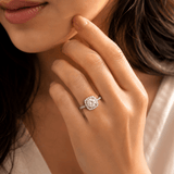 Cushion Halo Adjustable Ring