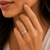 Minimal Heart Adjustable Ring