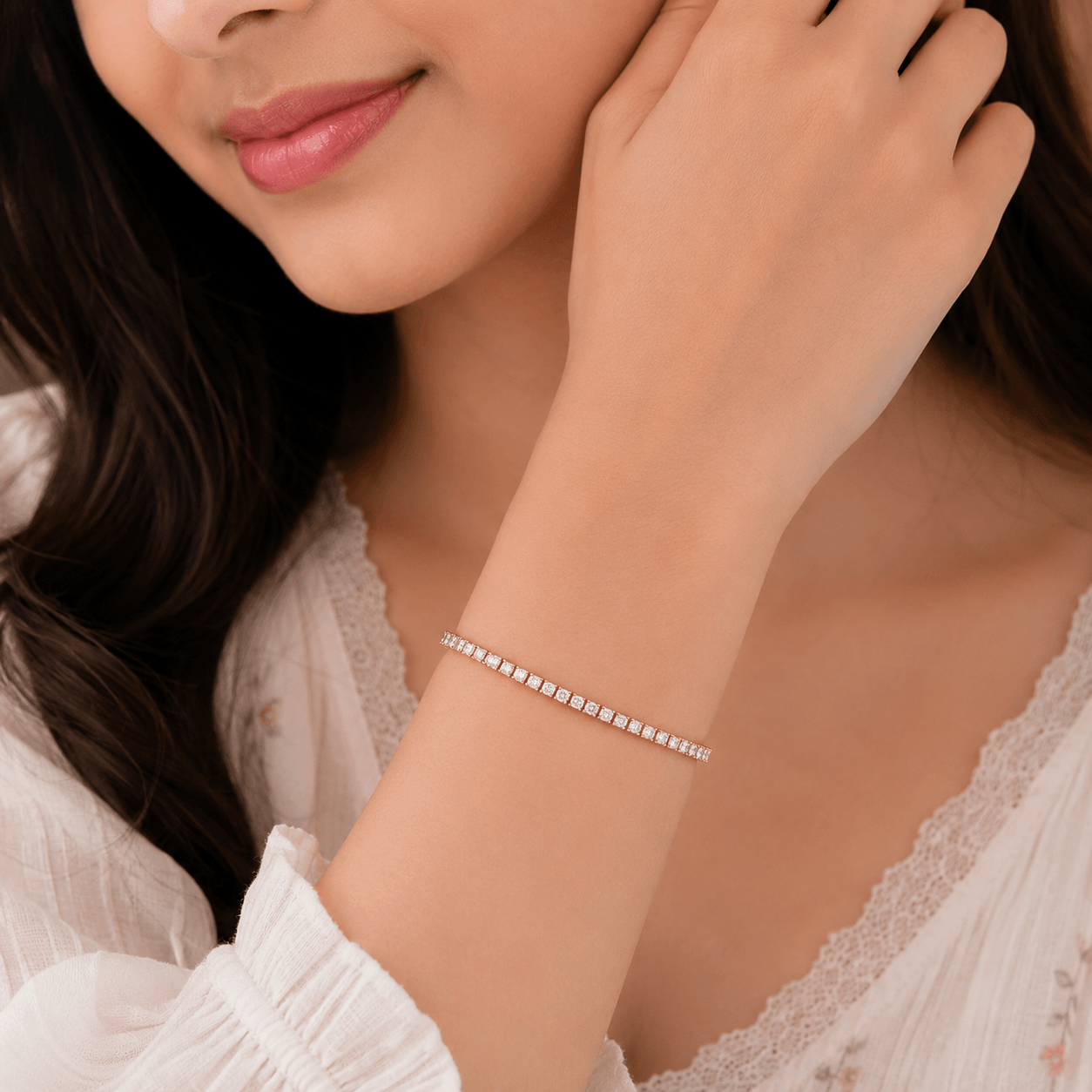 Gold Tennis Bracelet