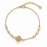 Gold Floral Star Bracelet