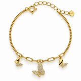 Butterfly Charm Bracelet