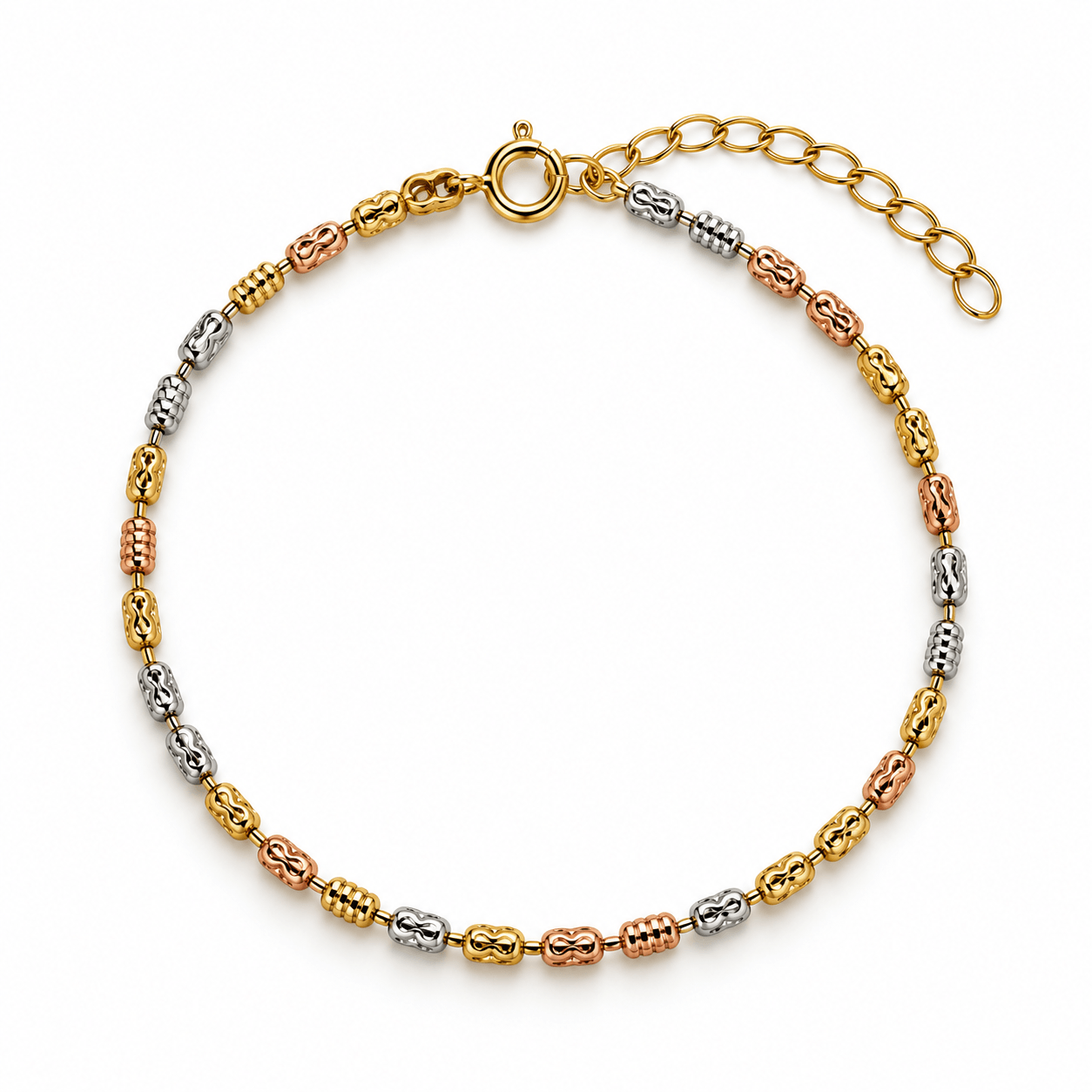 Tricolor Beaded Bracelet