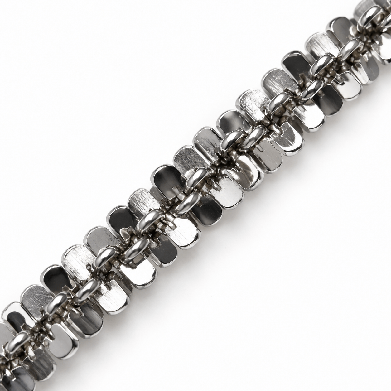 Silver Beaded Bracelet