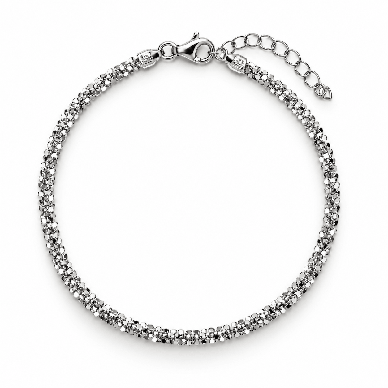 Silver Beaded Bracelet