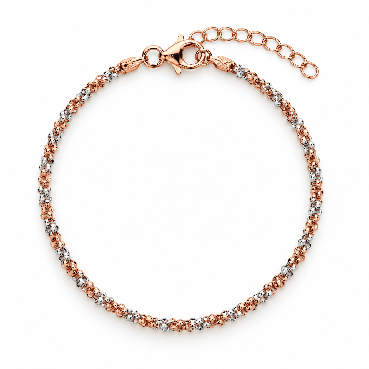 Two-Tone Beaded Bracelet
