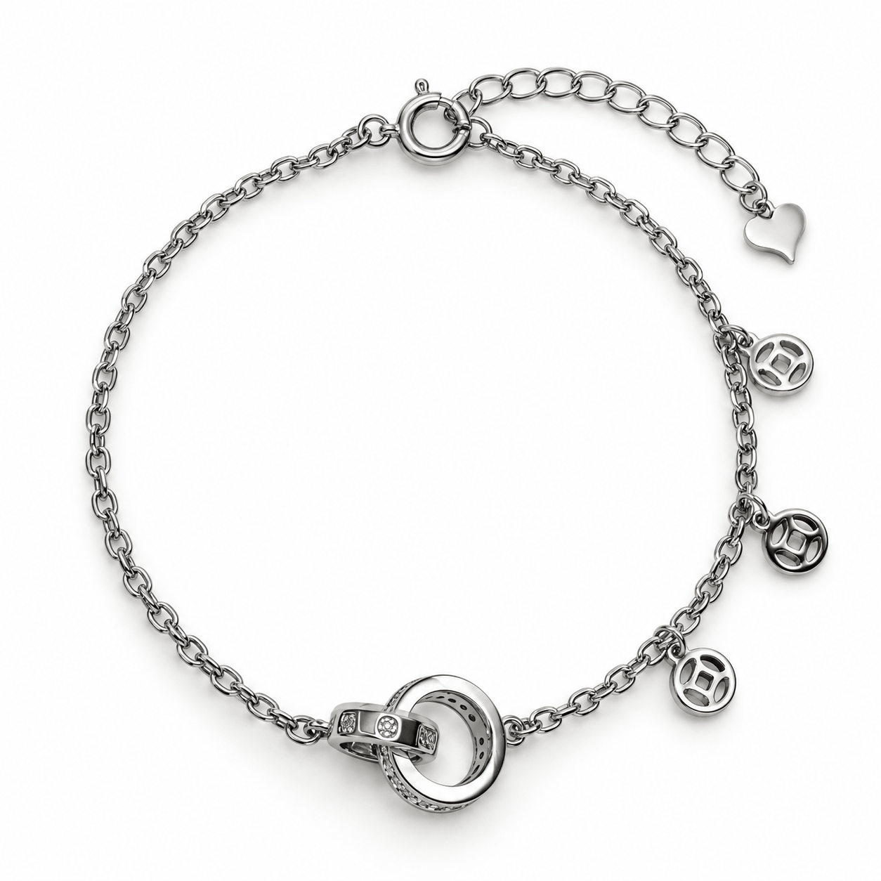 Silver Charm Bracelet