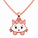 Kitty Bow Pendant Necklace