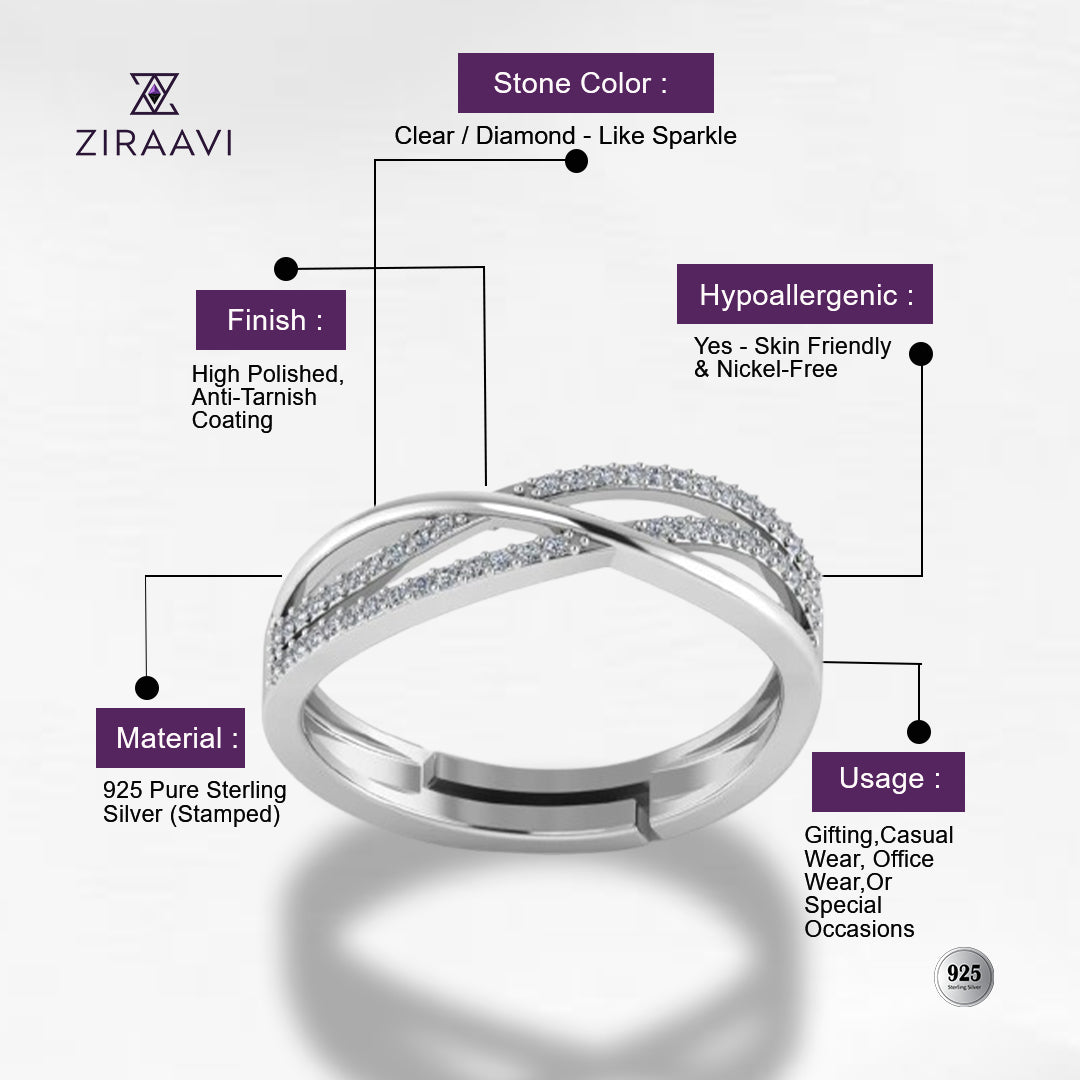 SparkLine Triple Row Ring