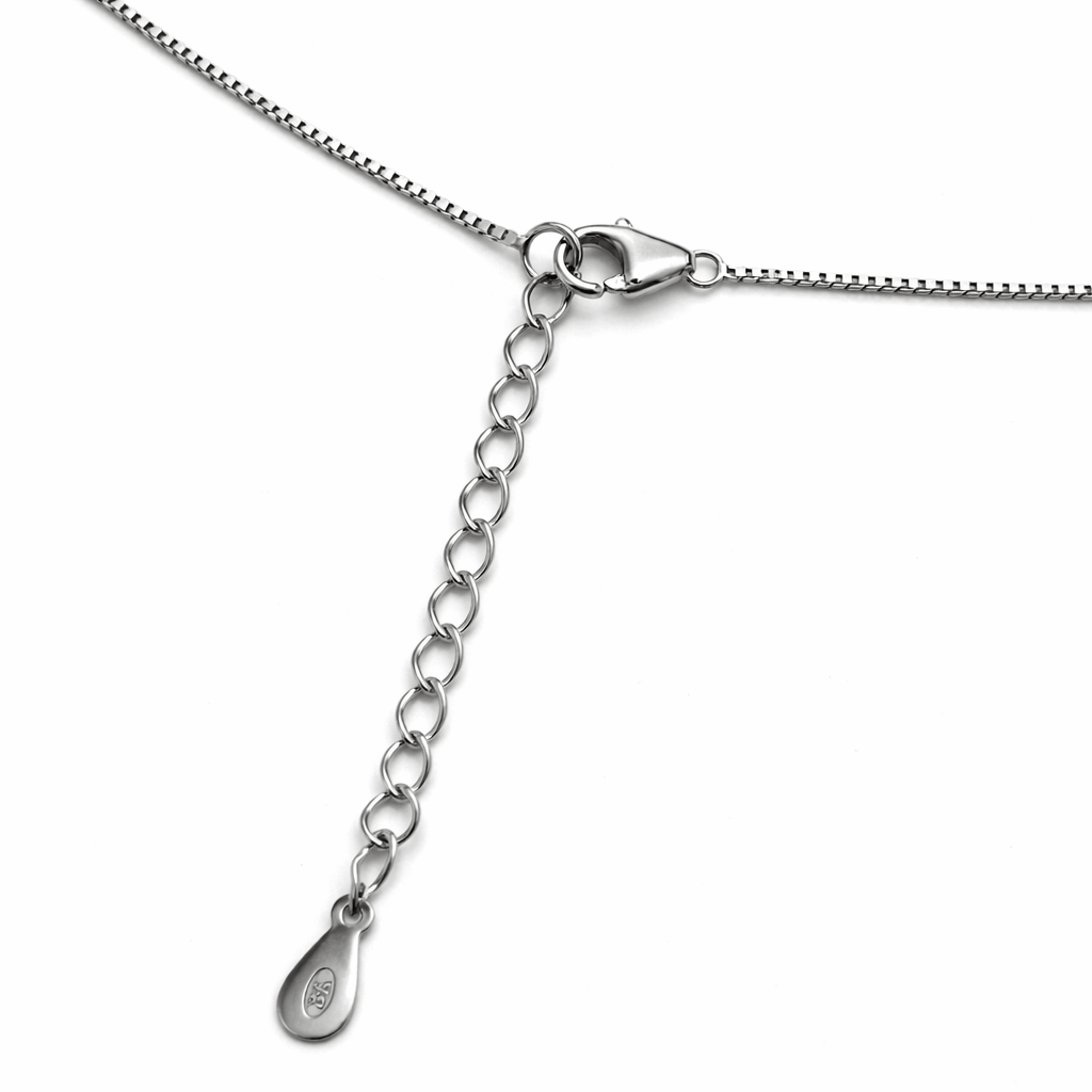 Dual Tone Eagle Feather Pendant Necklace with Silver Chain Accent