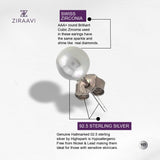 Single Pearl 925 Sterling Silver Stud Earrings