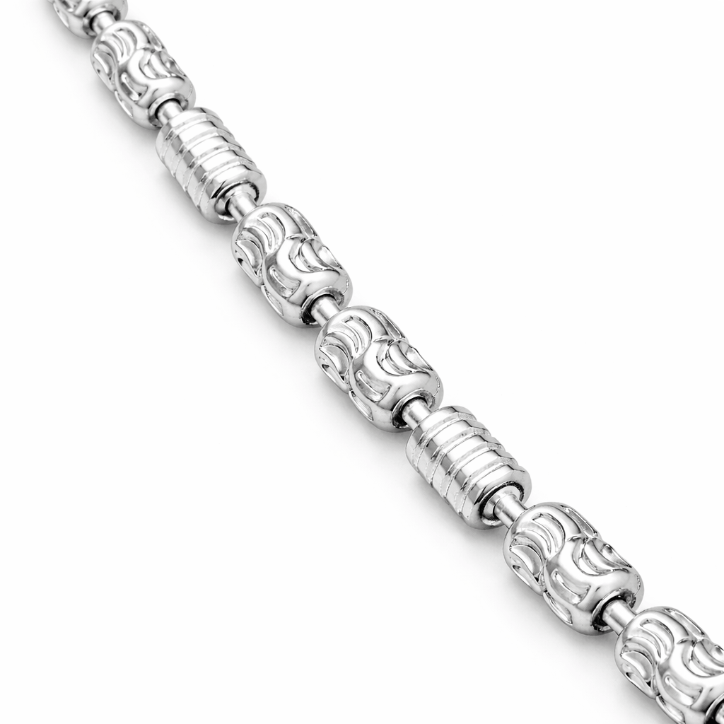 Elegant Silver Tone Tennis Bracelet with Sparkling CZ Stone Detailing