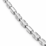 Elegant Silver Tone Tennis Bracelet with Sparkling CZ Stone Detailing