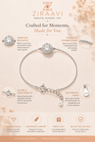 Elegant Halo CZ Adjustable Bracelet