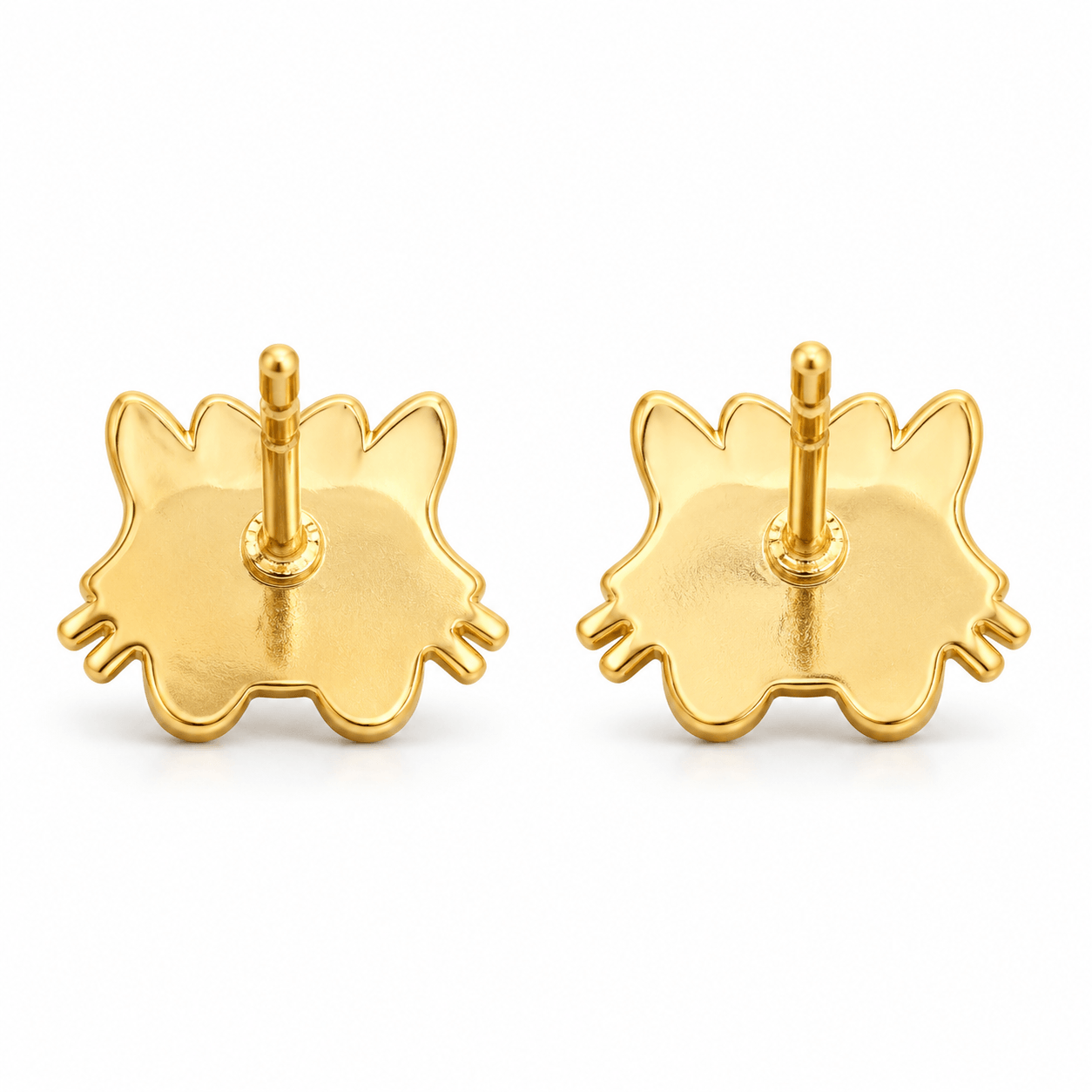 Kitty Bow Stud Earrings